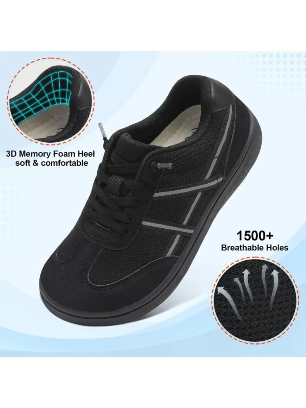 Women's Slip-On Barefoot Sneakers | Wide Toe Box, Zero Drop, Non-Slip